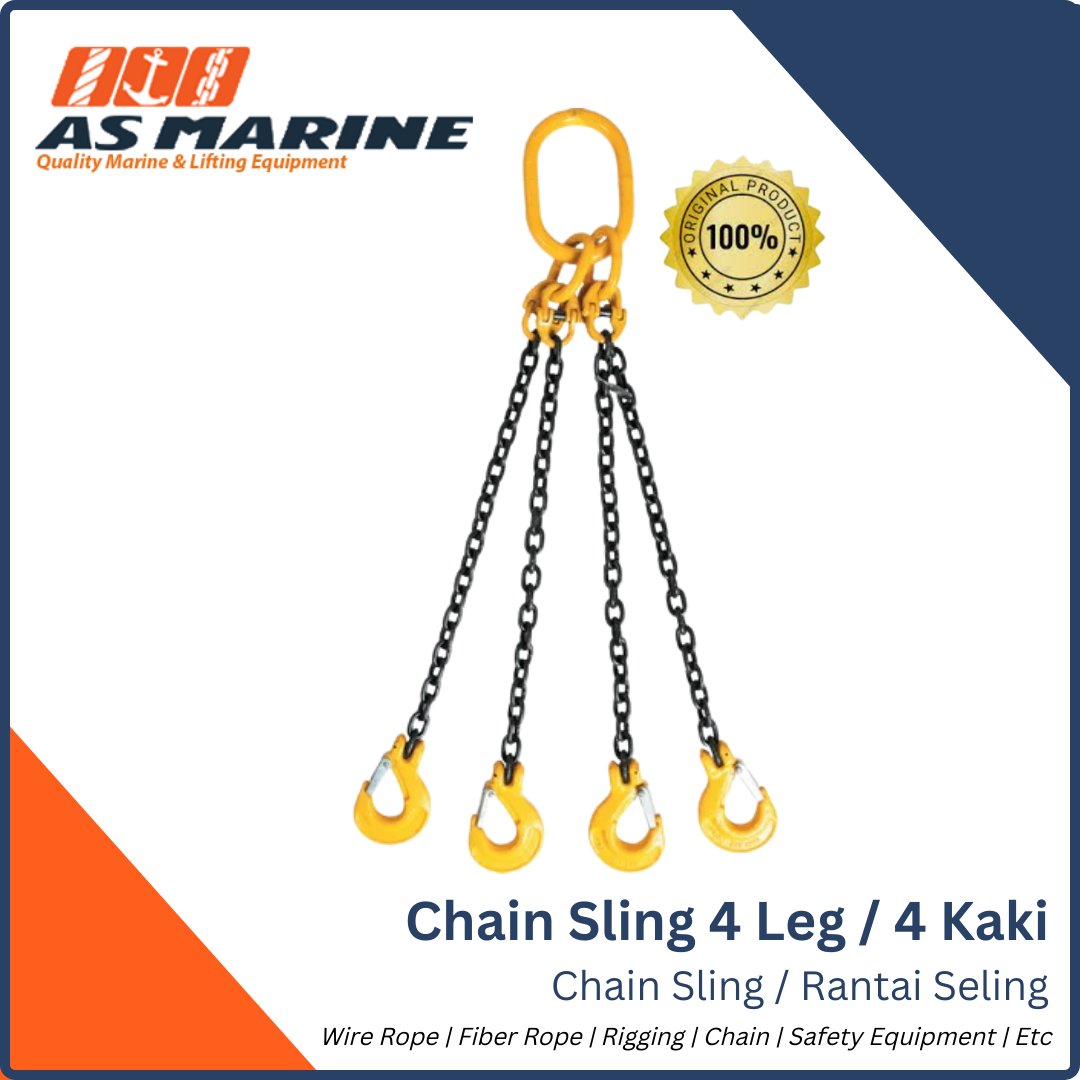 Jual Chain Sling 4 Leg / Rantai Seling 4 Kaki